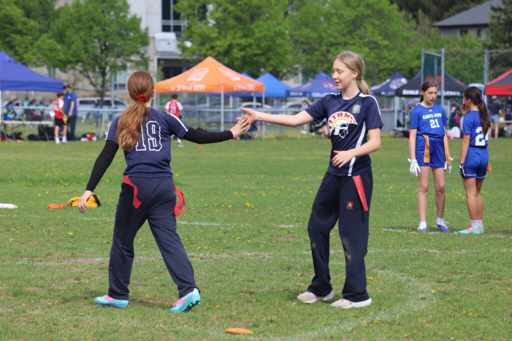 2 Girls on each Team