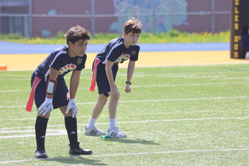 Two Boys Playing sport